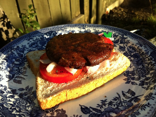 Jordan's "American" Falafel Burger