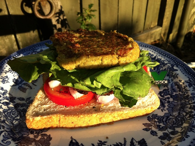 Jordan's "American" Falafel Burger