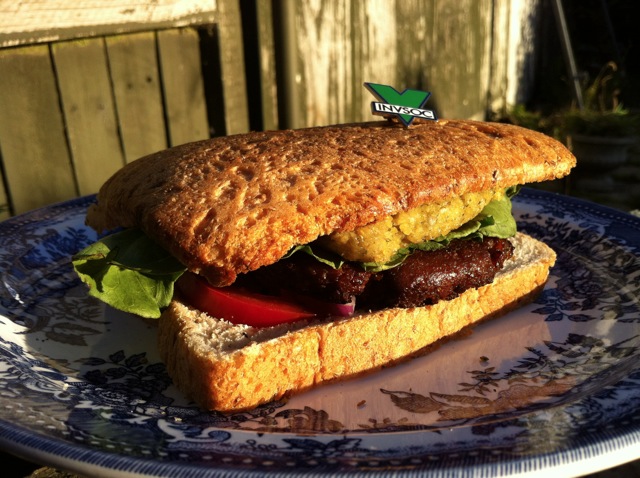 Jordan's "American" Falafel Burger