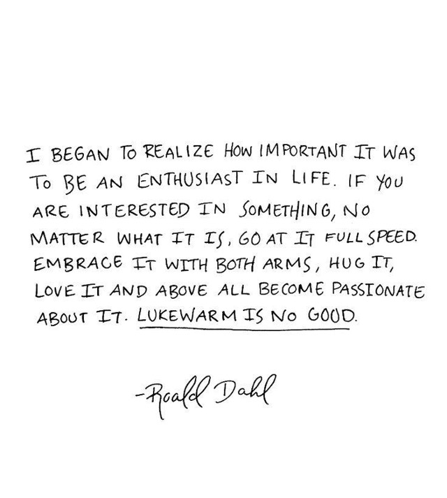 roald dahl enthusiasms